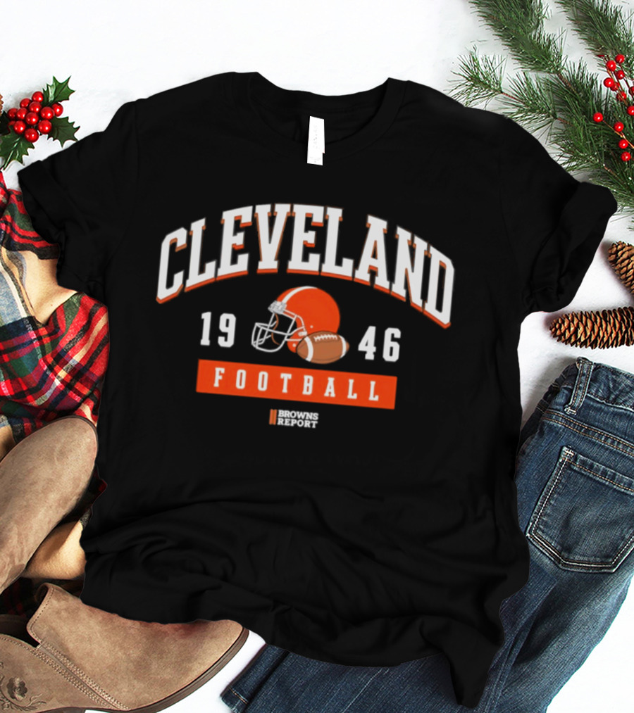 Cleveland Browns 1946 Football Helmet T-Shirt