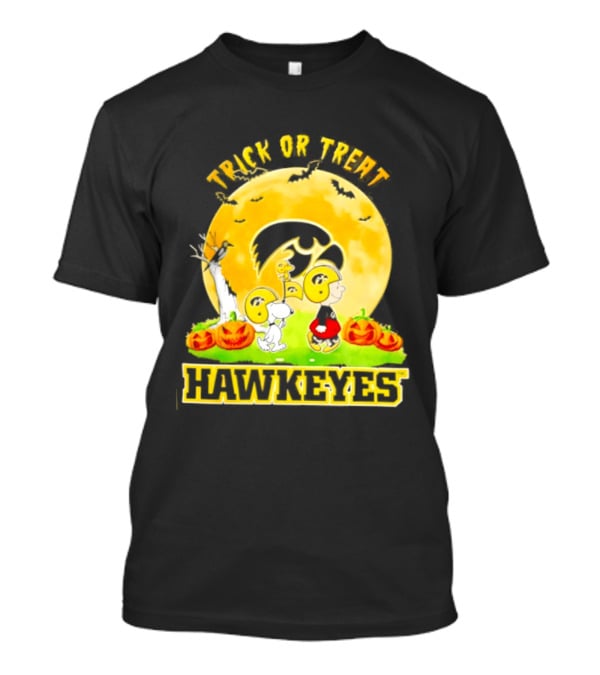 Halloween Trick Or Treat Hawkeyes Peanuts Abbey Road 2026 T-Shirt