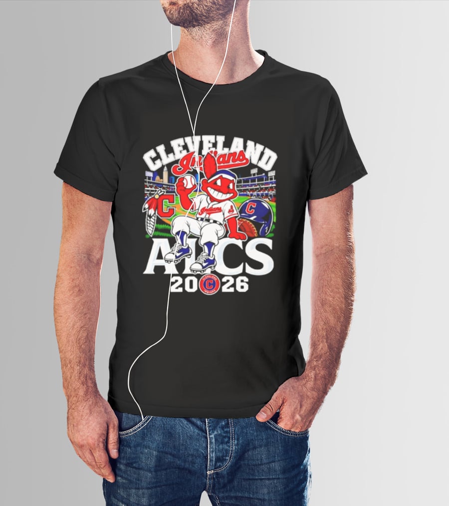 Cleveland Indians ALCS 2026 Baseball Stadium Celebration T-Shirt
