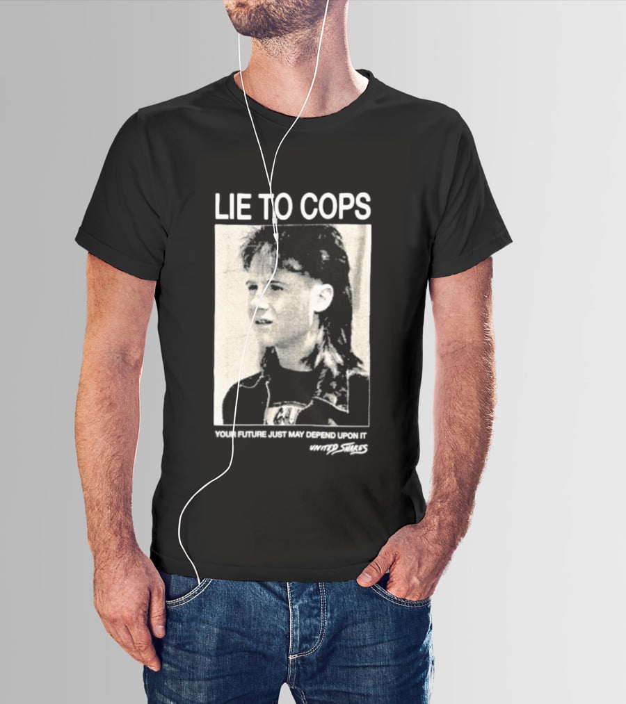 Lie To Cops Danny Cooksey Your Future Just May Depend Upon It United Snakes T-Shirt