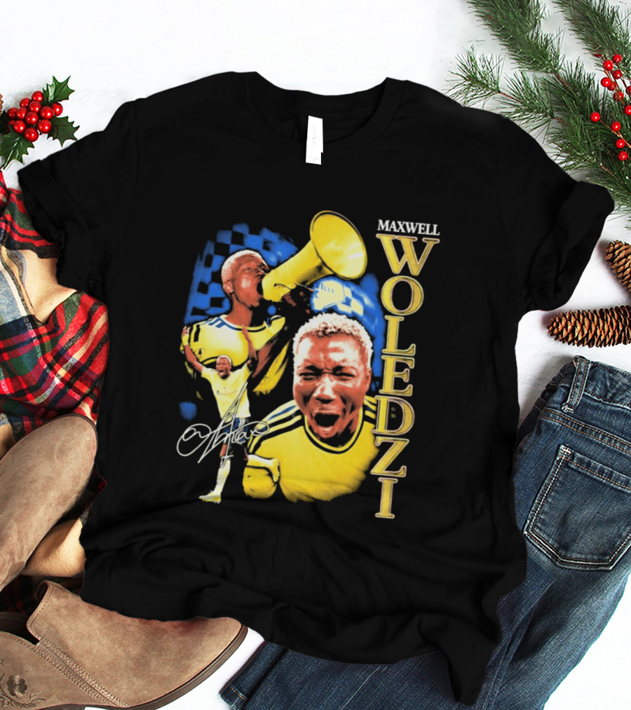 Maxwell Woledzi Nashville SC Vibrant Celebration Soccer T-Shirt