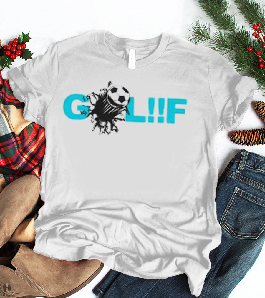 Barcelona GOL!!F Explosion Graphic FC Barcelona X Golf Wang Collaboration T-Shirt