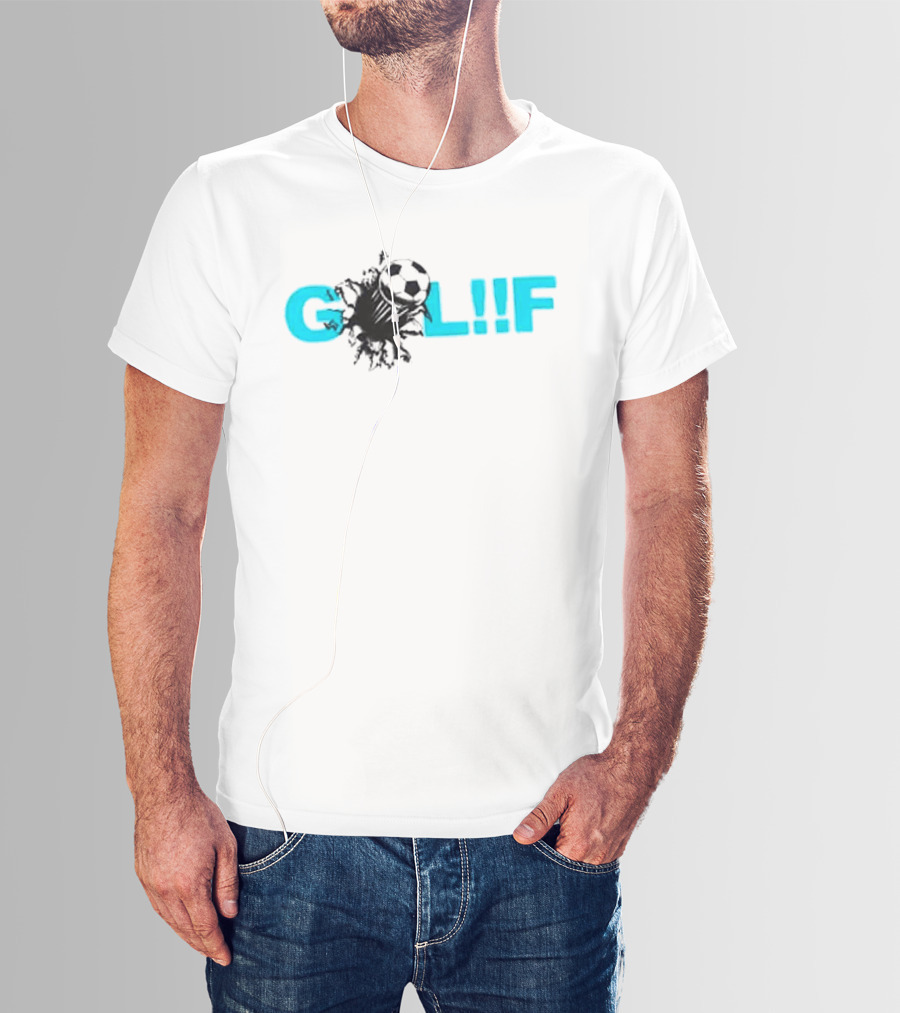 Barcelona GOL!!F Explosion Graphic FC Barcelona X Golf Wang Collaboration T-Shirt