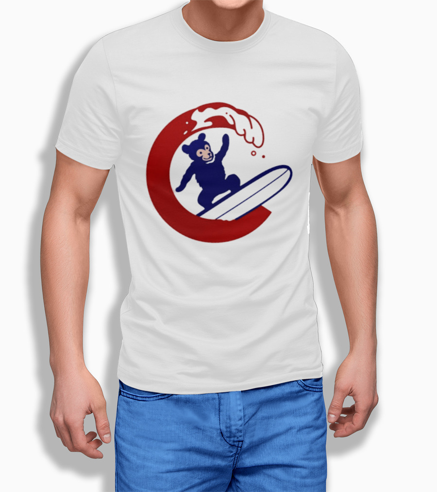 Clark The Cub Surfing Chicago Cubs Baseball 2026 T-Shirt