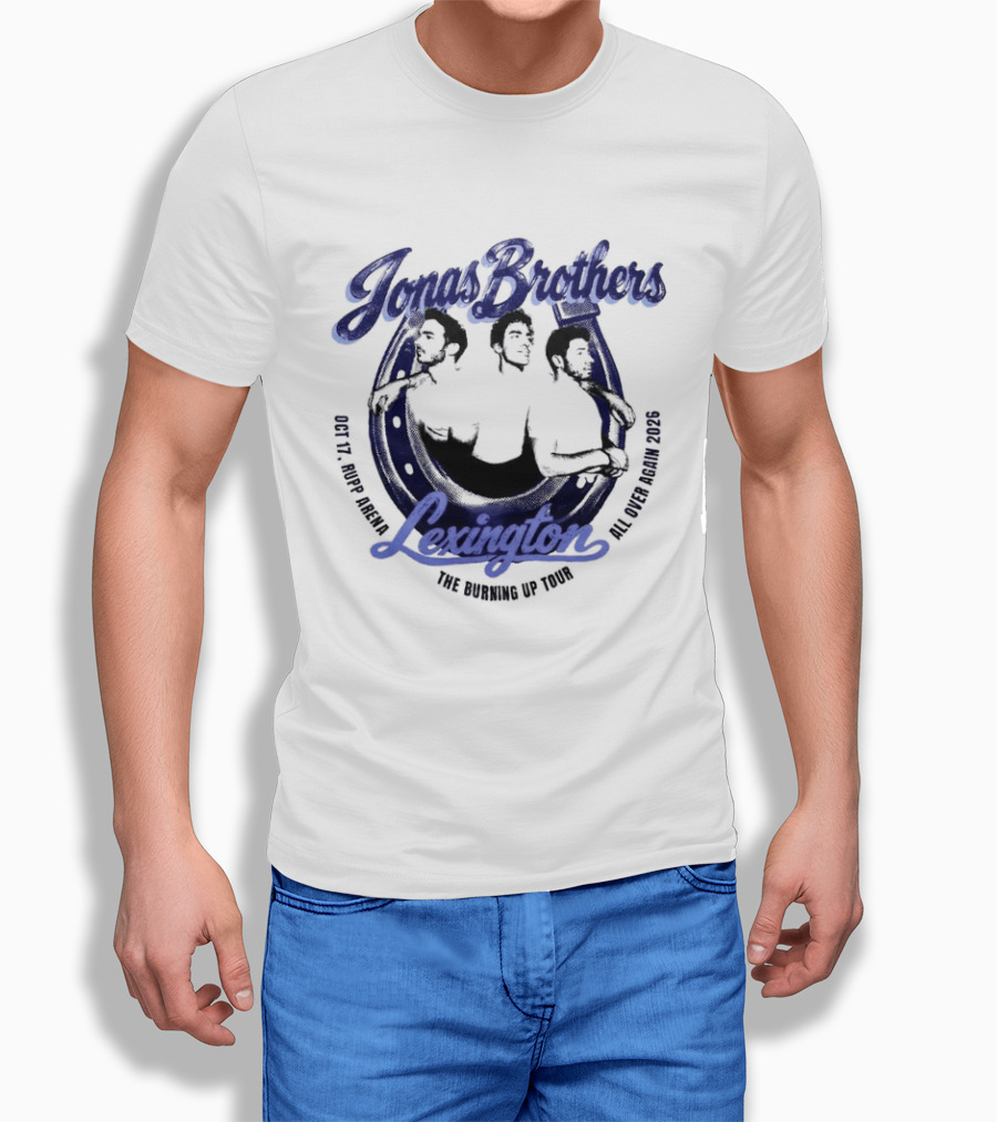 Jonas Brothers Rupp Arena Lexington October 17th 2026 Tour T-Shirt