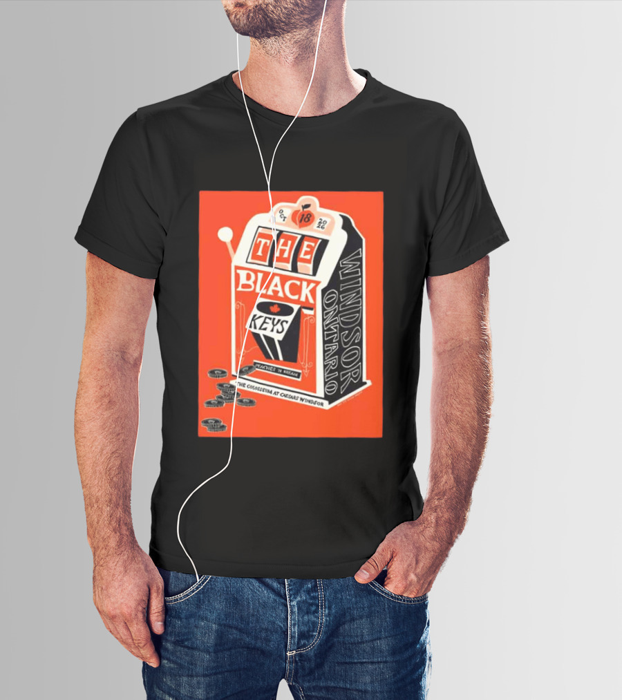 The Black Keys Caesars Windsor Ontario Peaches 'N Kream Oct 18 2026 T-Shirt