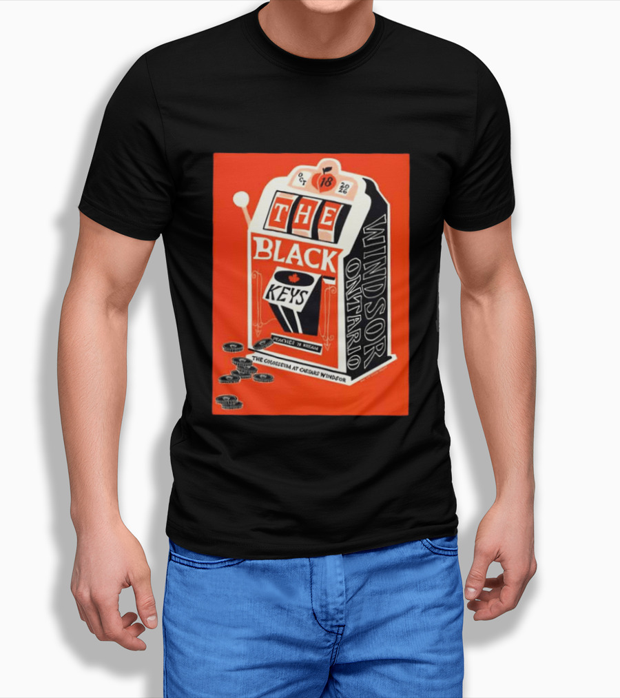 The Black Keys Caesars Windsor Ontario Peaches 'N Kream Oct 18 2026 T-Shirt