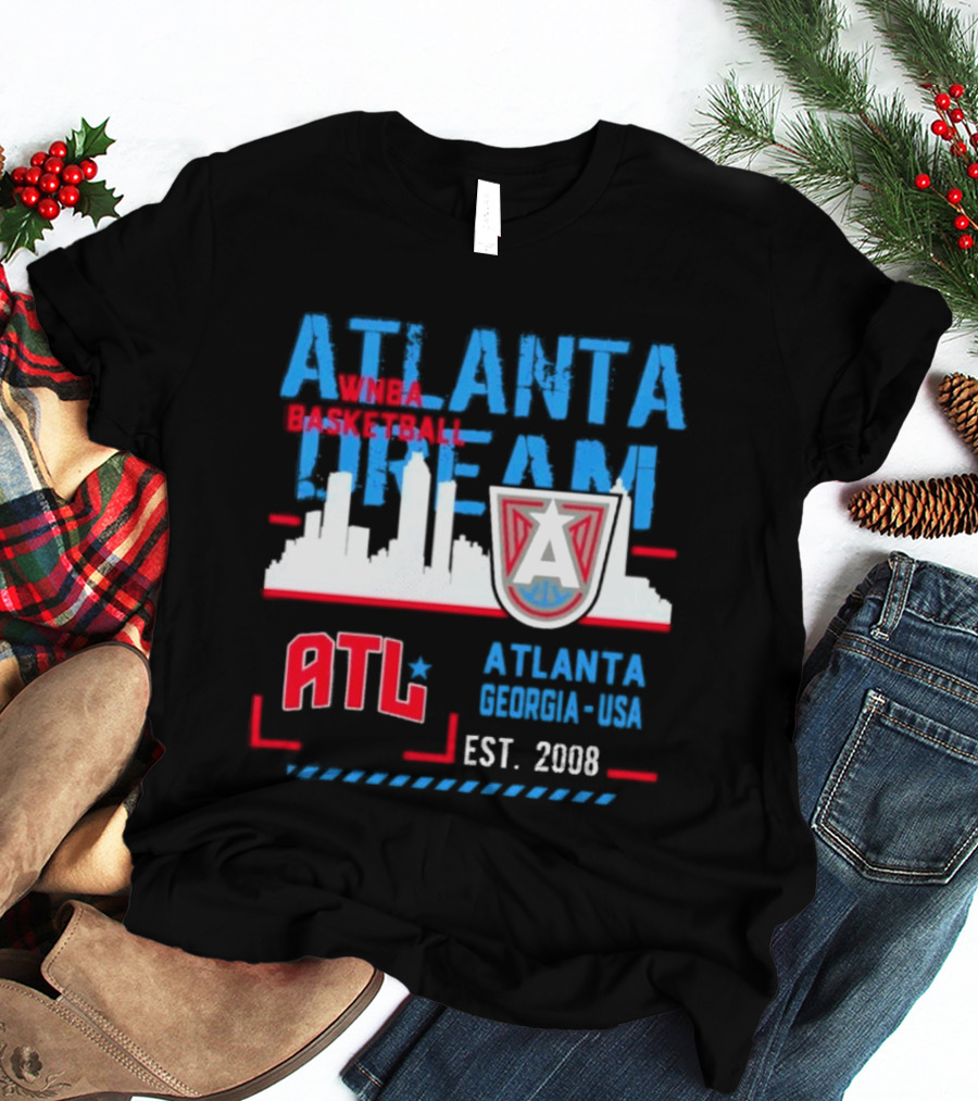 ATL Atlanta Dream Skyline Essentials Est 2008 Georgia USA T-Shirt