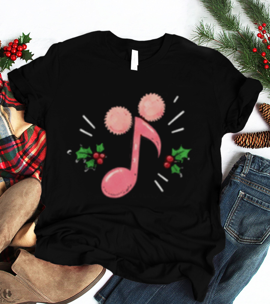 Baby Rat Fink Goose Woodstock Christmas Musical Note For Cartoon Lovers T-Shirt