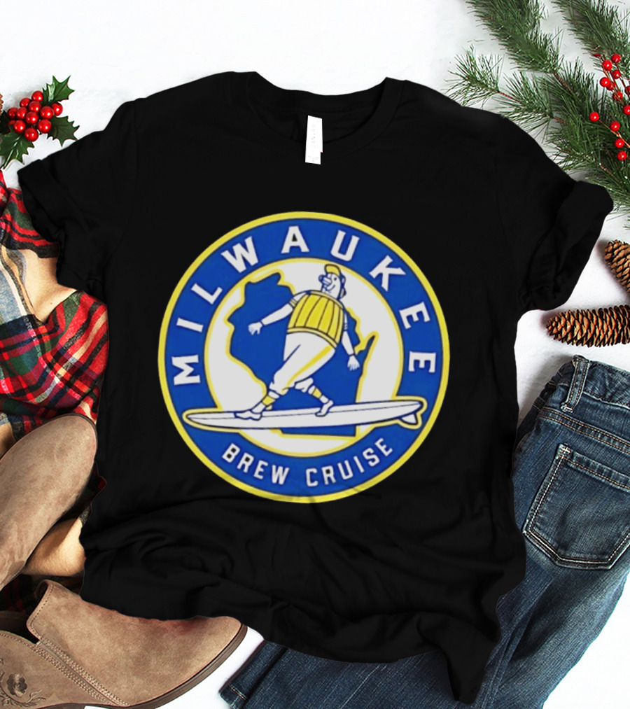Milwaukee Brew Cruise Barrelman Surfing 2026 T-Shirt