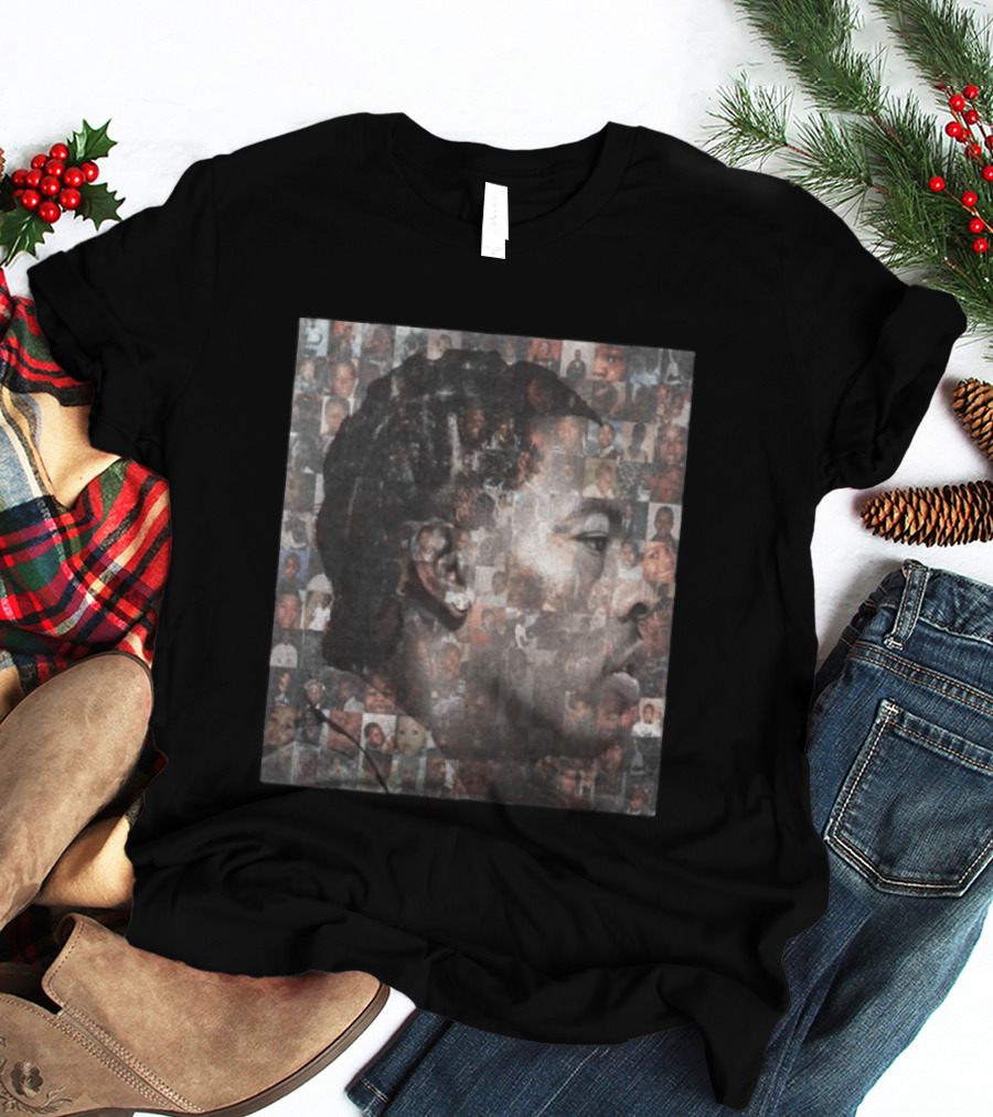 Lil Baby Fresh New Album Cover 2026 Collage Face Mosaic T-Shirt