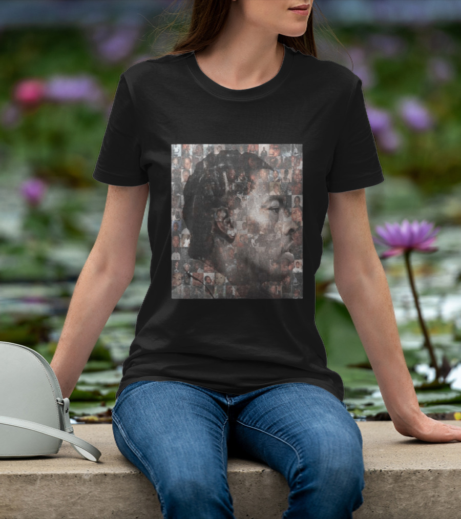 Lil Baby Fresh New Album Cover 2026 Collage Face Mosaic T-Shirt