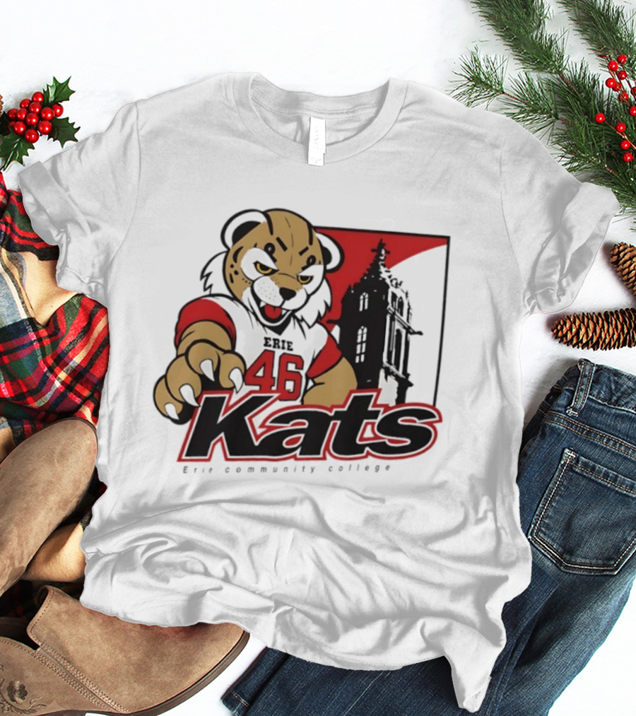 SUNY Erie Community College Kats 46 Sports Team 2026 T-Shirt