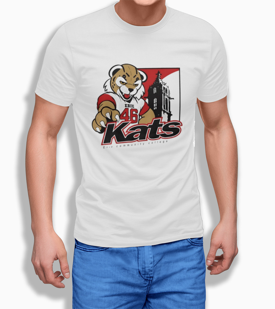 SUNY Erie Community College Kats 46 Sports Team 2026 T-Shirt