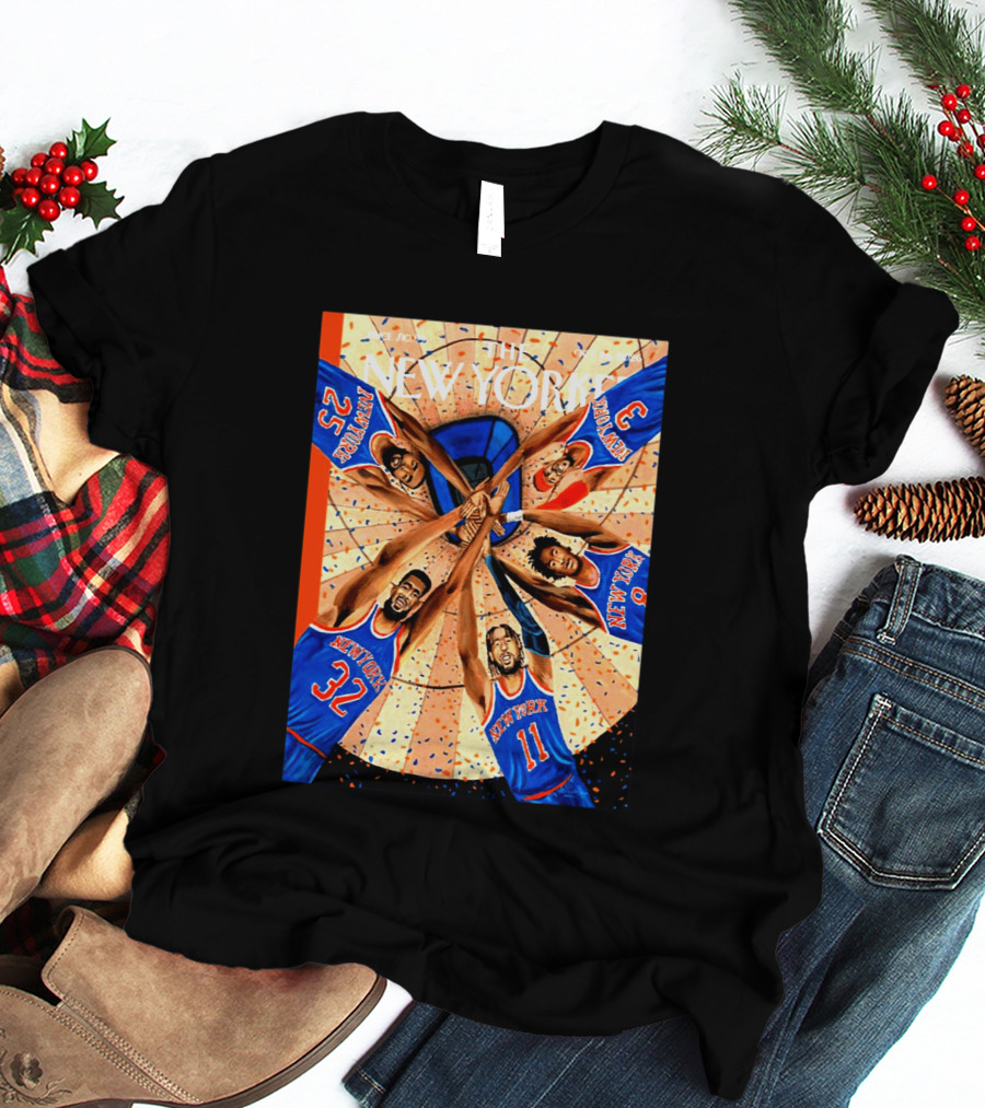The New Yorker Make It Two New York Knicks Team Spirit Oct 26 2026 Cover T-Shirt