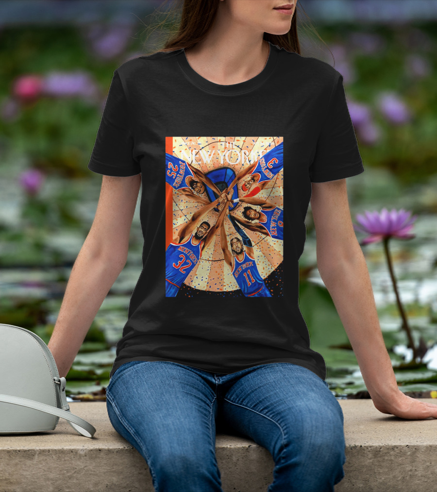 The New Yorker Make It Two New York Knicks Team Spirit Oct 26 2026 Cover T-Shirt