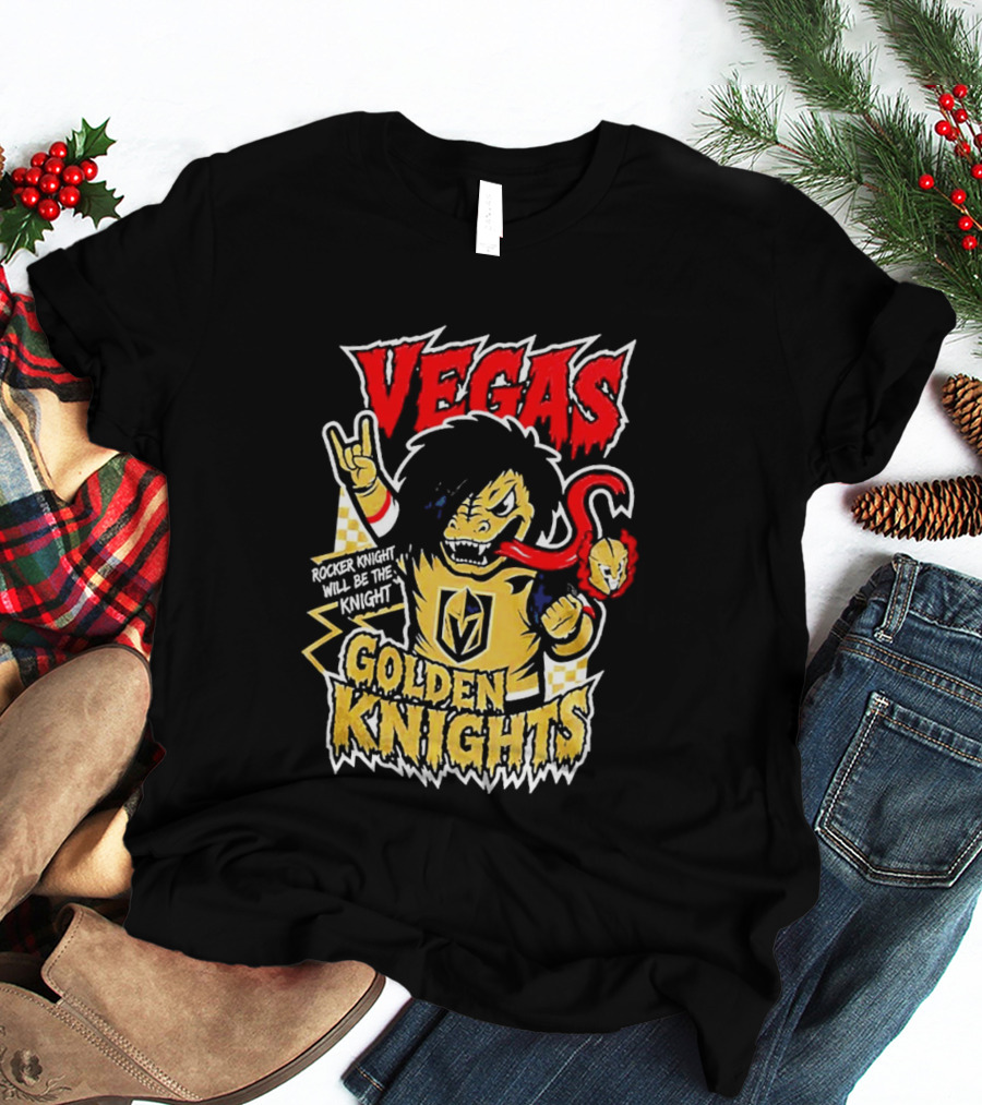 Vegas Golden Knights Rocker Knight Will Be The Knight T-Shirt