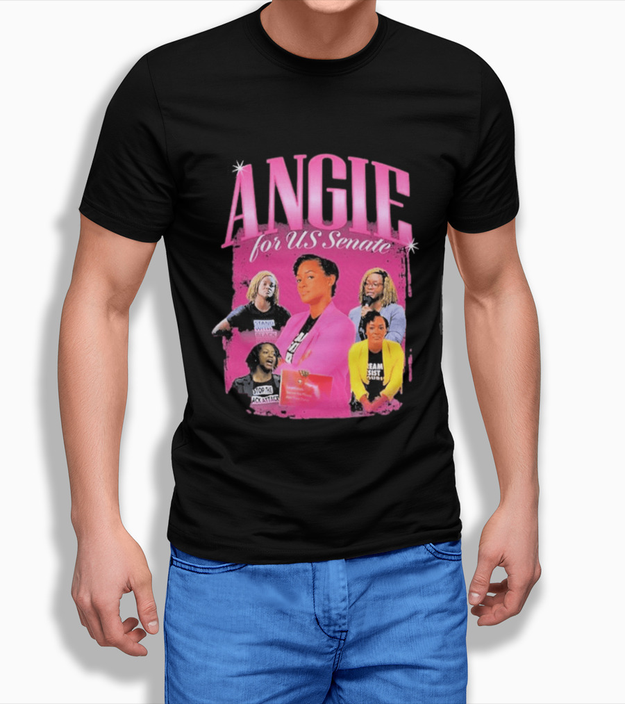 ANGIE For US Senate 2026 Empowerment Leadership Stand Resist Unify T-Shirt