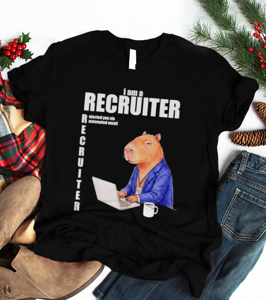 Capybara Recruiter Automated Email Ejection T-Shirt