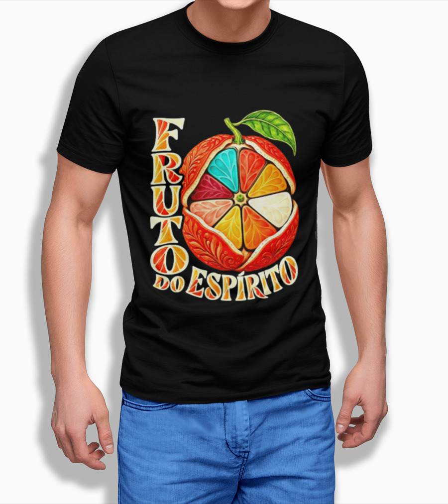 Fruto Do Espírito Colorful Citrus Christian T-Shirt