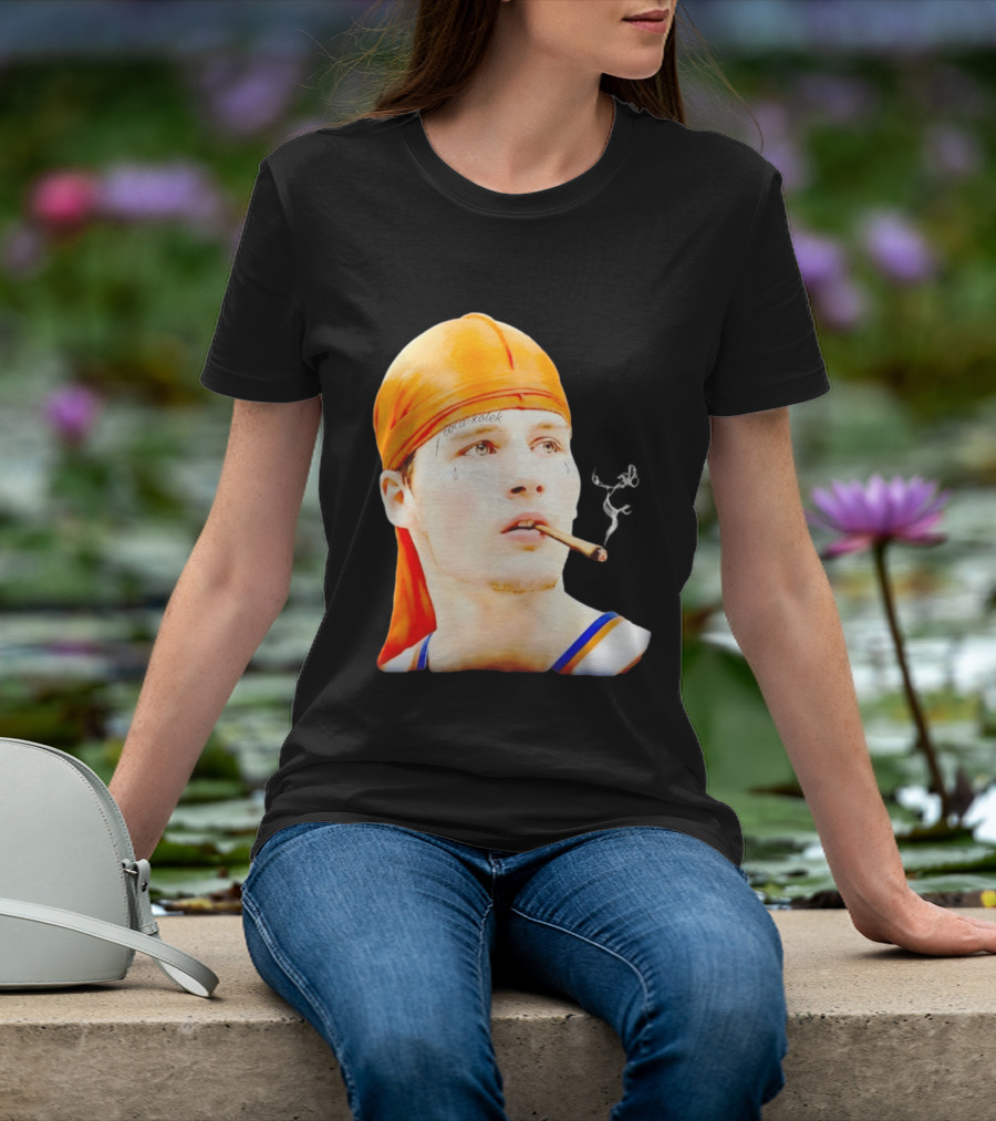 Gangsta Kolek Tyler Kolek Cool Kolek New York Knicks Cigar T-Shirt