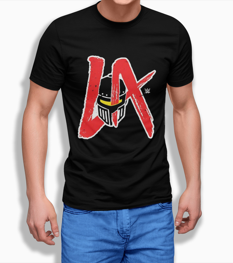 LA Knight 2026 Mandalorian Helmet WWE T-Shirt