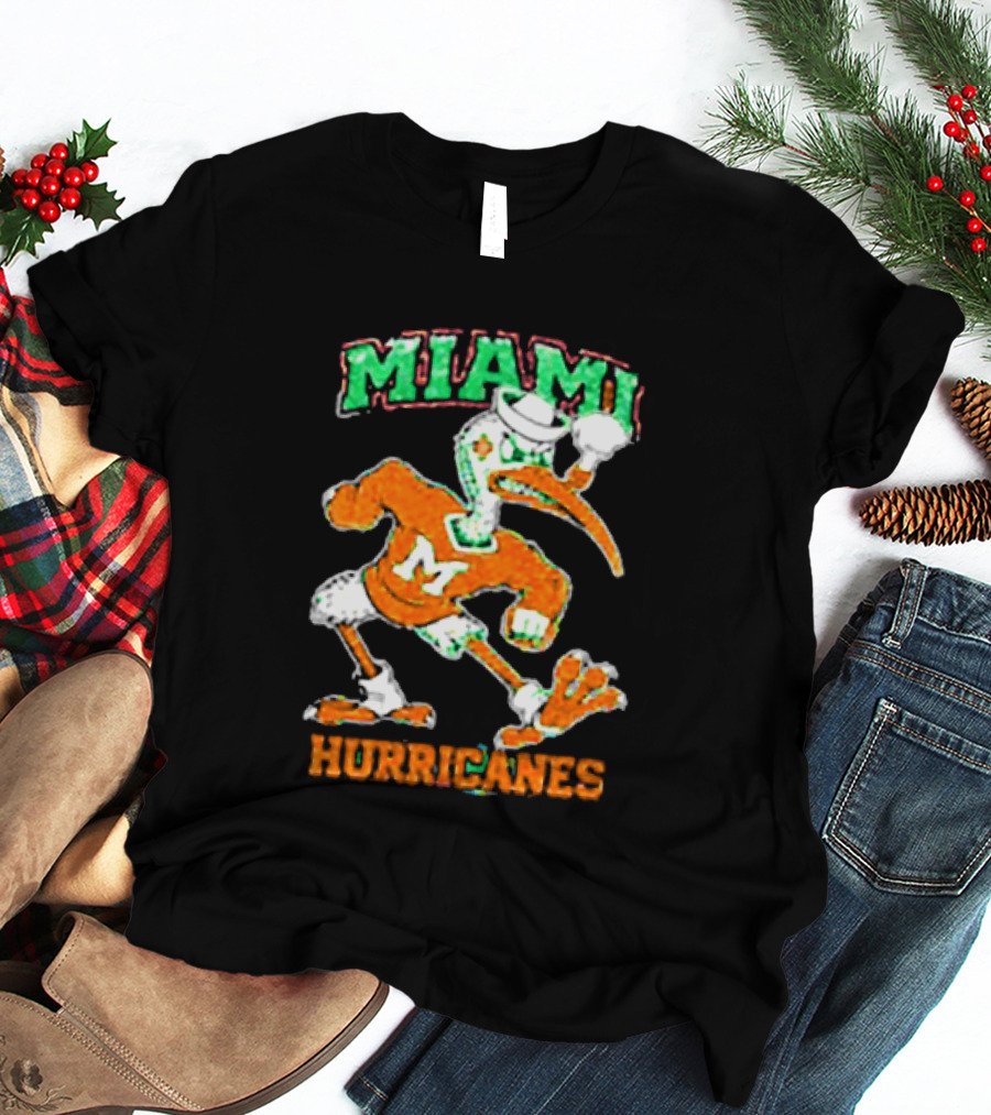 Miami Hurricanes Mascot Sports Team T-Shirt