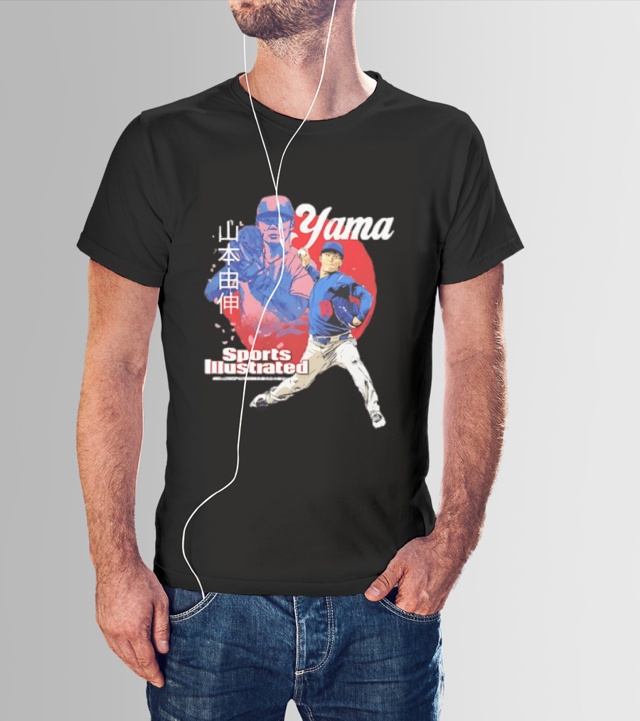 Yoshinobu Yamamoto Sports Illustrated Los Angeles Dodgers Japanese T-Shirt