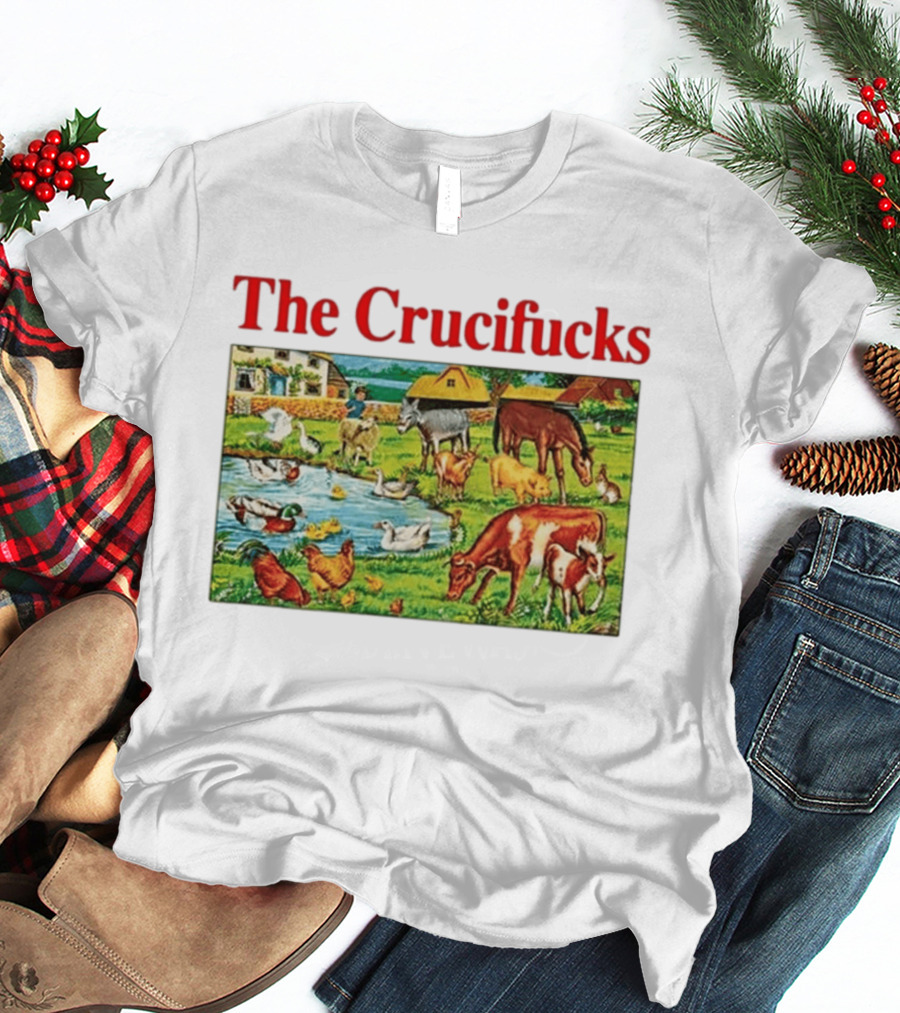 Alternative Tentacles Records The Crucifucks Farmyard T-Shirt