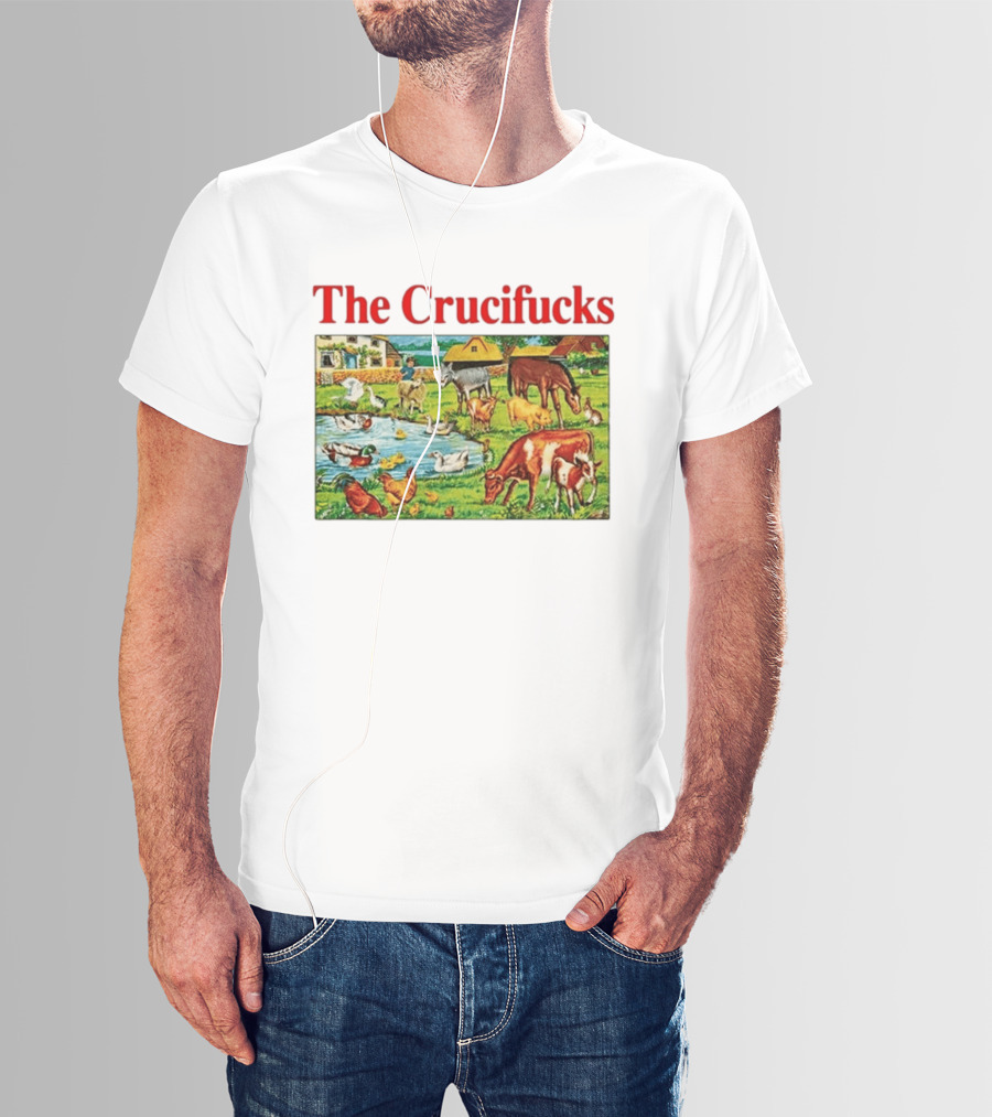 Alternative Tentacles Records The Crucifucks Farmyard T-Shirt
