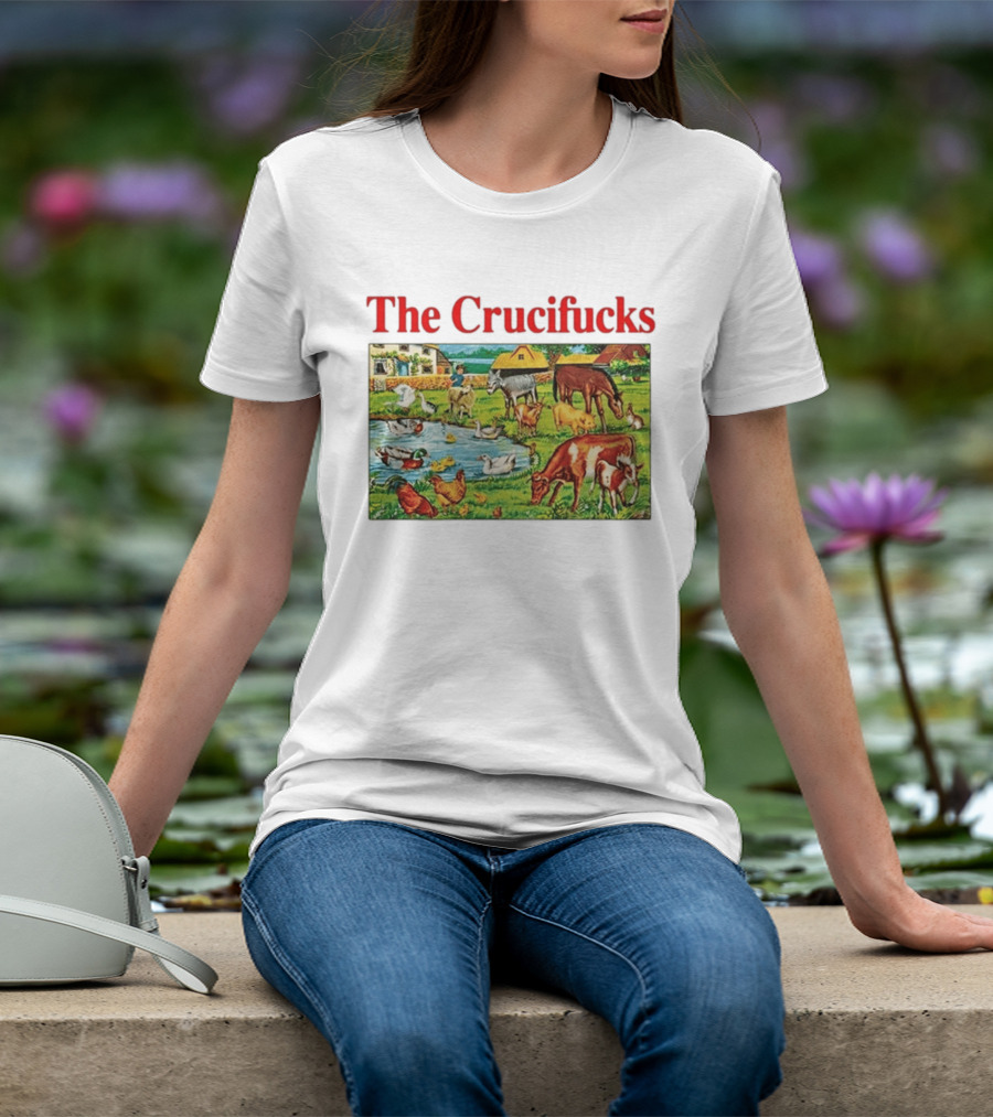 Alternative Tentacles Records The Crucifucks Farmyard T-Shirt