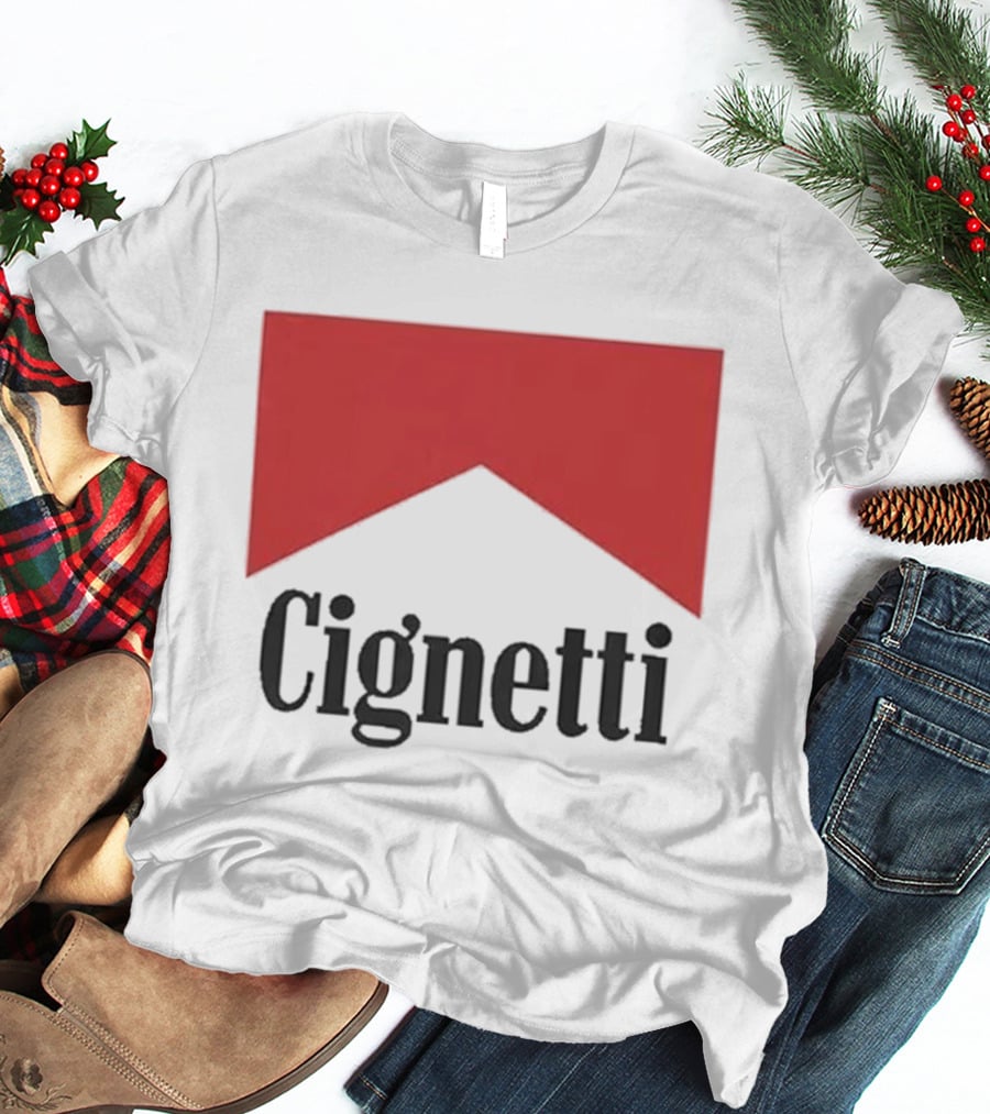 Cignetti Cigarette Red Banner T-Shirt