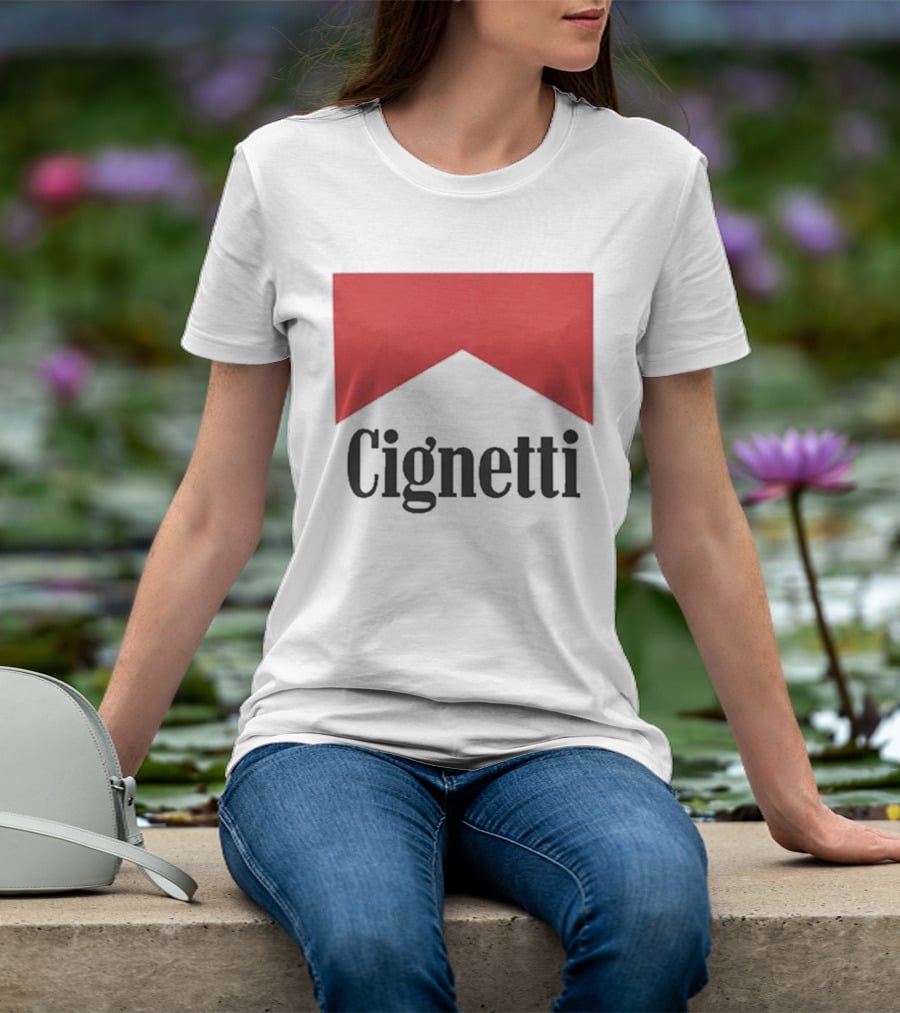 Cignetti Cigarette Red Banner T-Shirt