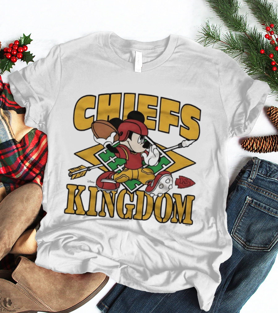 Chiefs Kingdom Mickey Mouse Kansas City Football 2026 T-Shirt