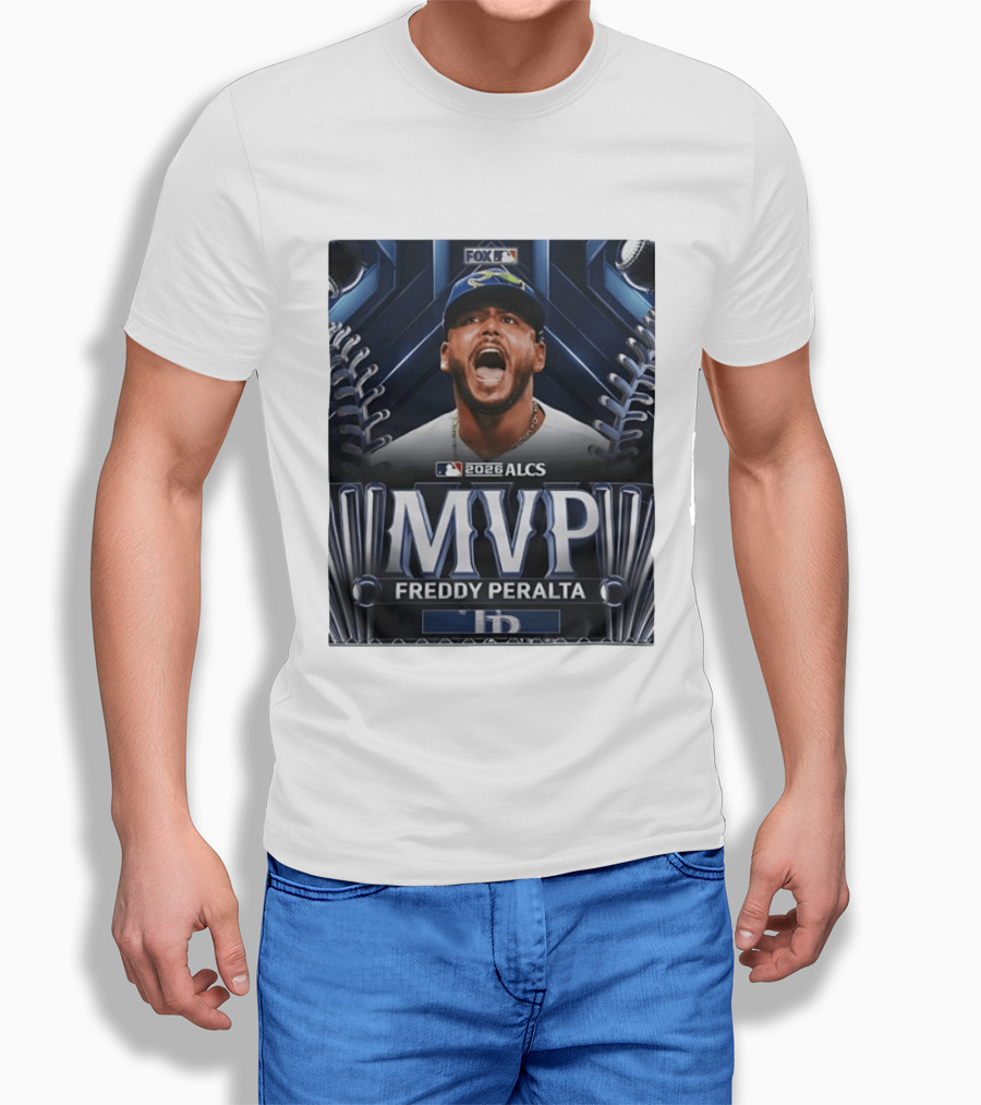 Tampa Bay Rays 2026 ALCS MVP Freddy Peralta MLB T-Shirt