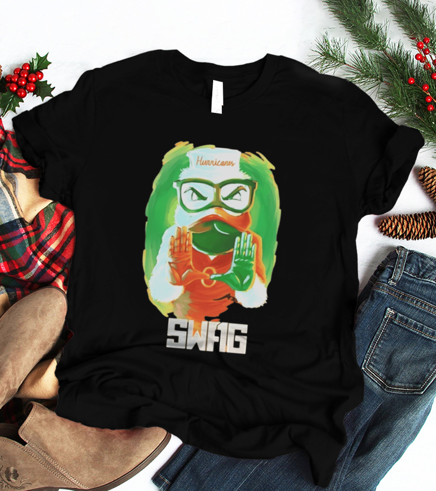 Miami Hurricanes Sebastian Hurricane U Swag T-Shirt