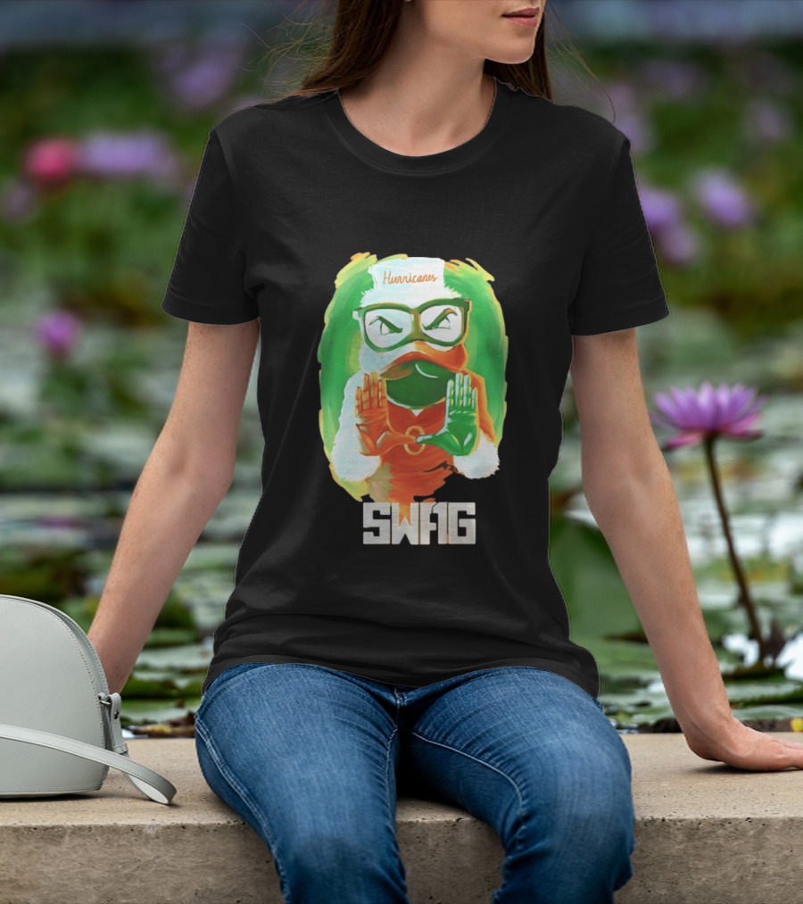 Miami Hurricanes Sebastian Hurricane U Swag T-Shirt