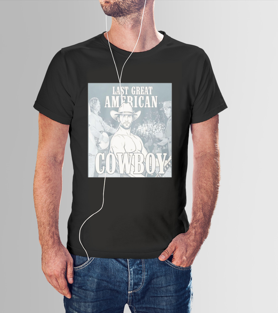 Noah Le Gros Last Great American Cowboy Zach Bryan Concert T-Shirt