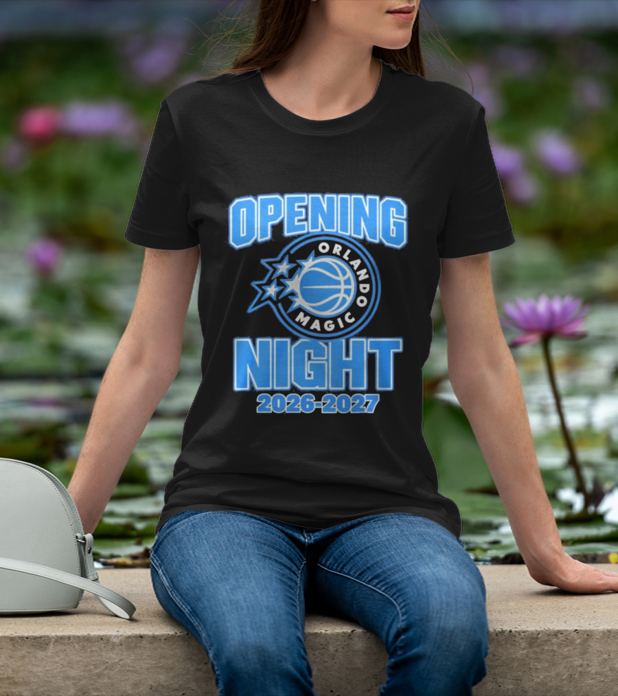 Opening Night 2026 2027 Orlando Magic Basketball Event T-Shirt