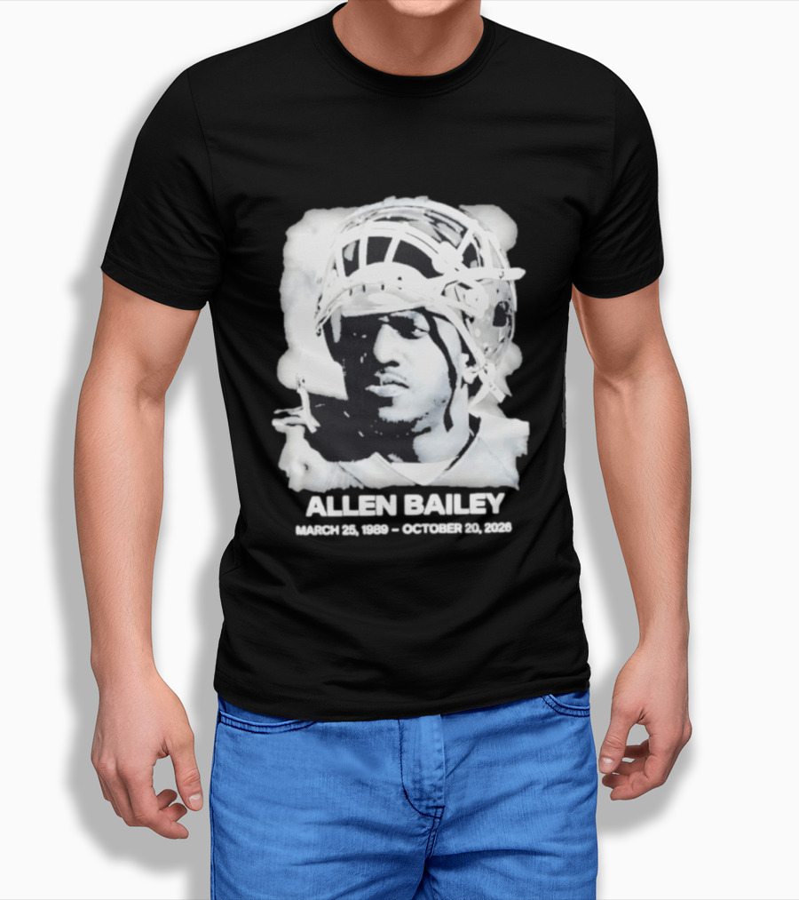 Rest In Peace Allen Bailey March 25 1989 October 20 2026 T-Shirt