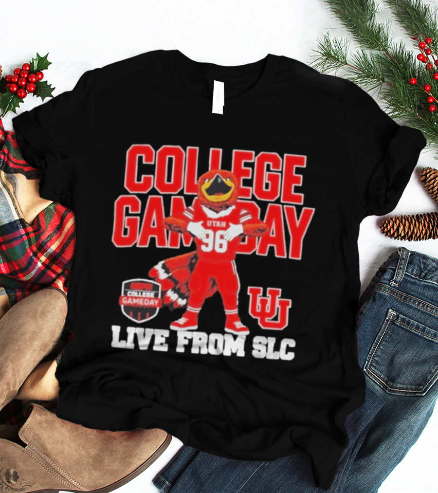 College GameDay Live From SLC Utah Utes Swoop 96 T-Shirt