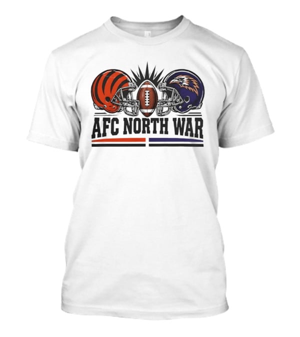 AFC North War Cincinnati Bengals Baltimore Ravens Rivalry Matchup T-Shirt