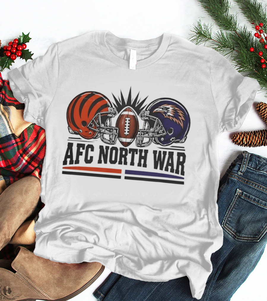 AFC North War Cincinnati Bengals Baltimore Ravens Rivalry Matchup T-Shirt