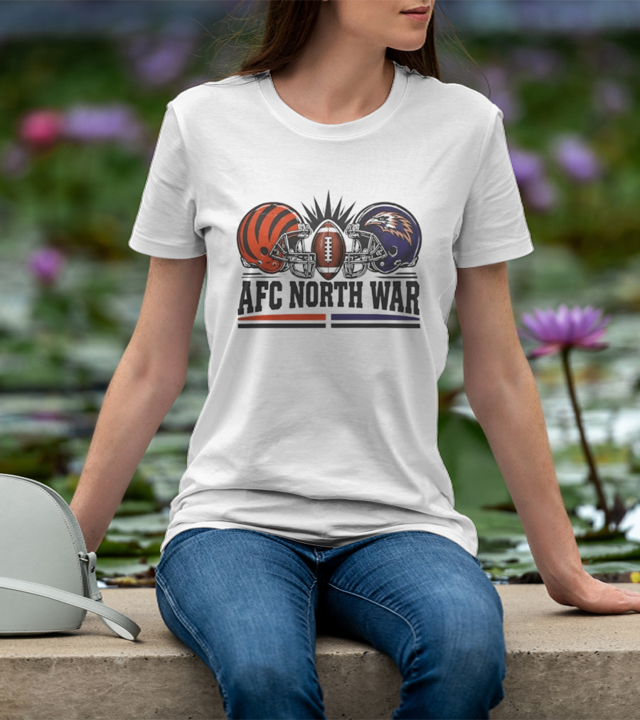 AFC North War Cincinnati Bengals Baltimore Ravens Rivalry Matchup T-Shirt