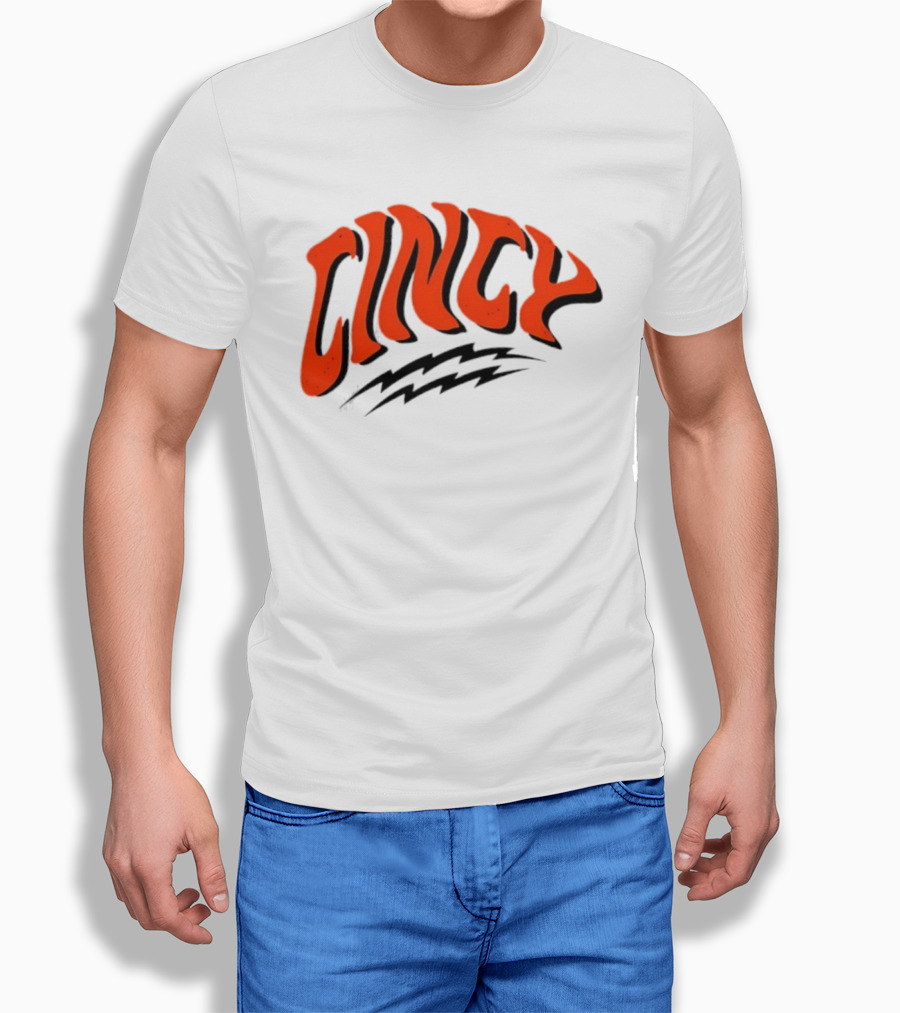 Cincy Warped Cincinnati Bengals Football Team Spirit T-Shirt