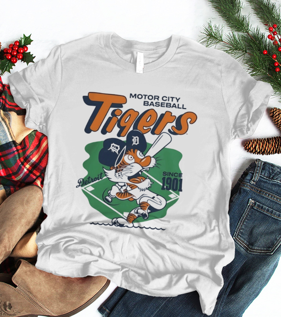 Motor City Baseball Detroit Tigers Since 1901 T-Shirt