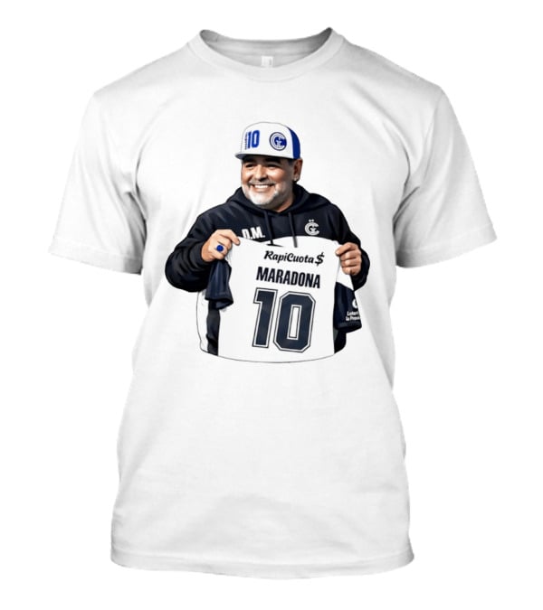 RapiCuota Maradona No.10 Jersey D.M. Hat GC T-Shirt