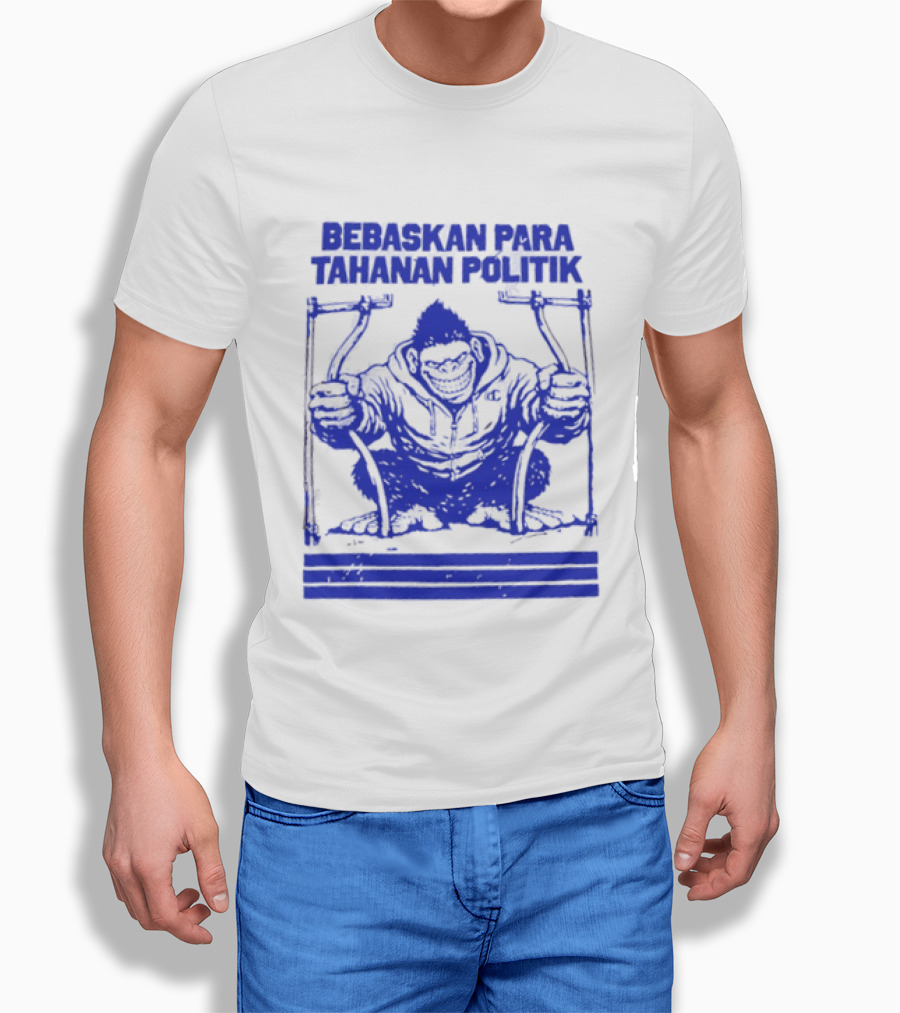Gorilla Bebaskan Para Tahanan Politik Aktivisme Sosial Pembebasan T-Shirt