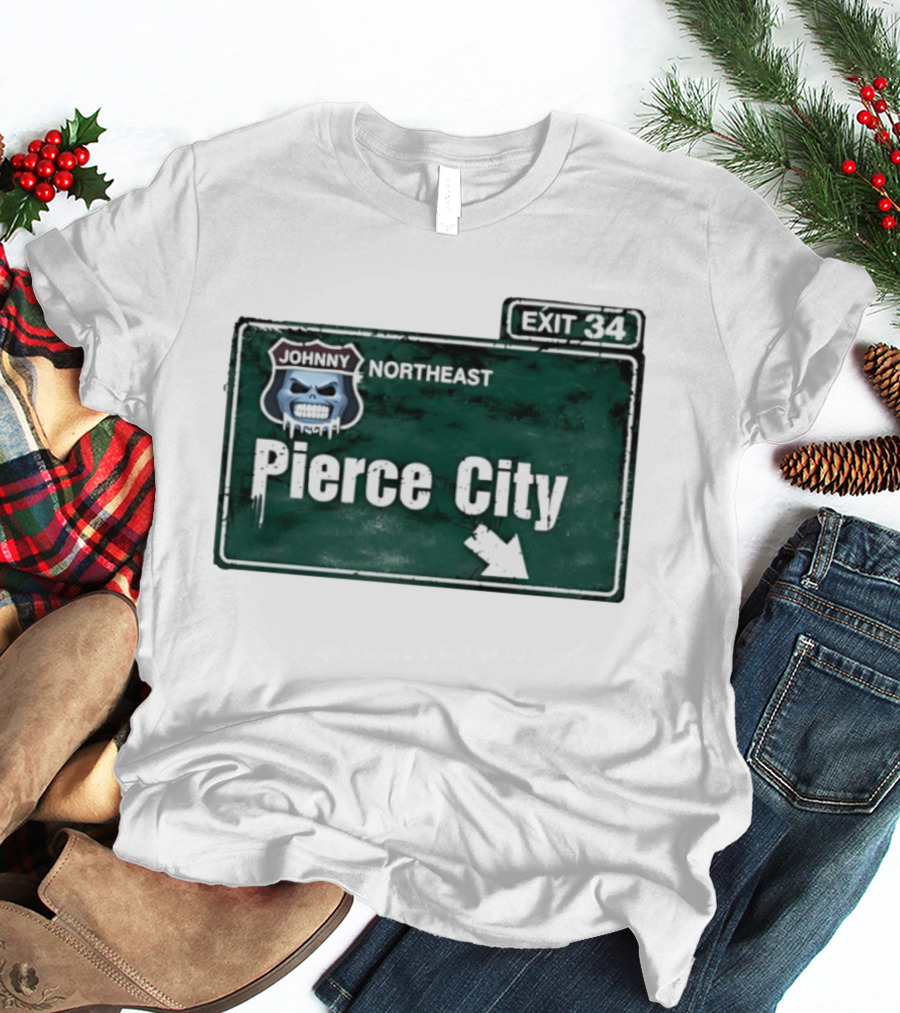 Johnny Northeast Pierce City Exit 34 T-Shirt