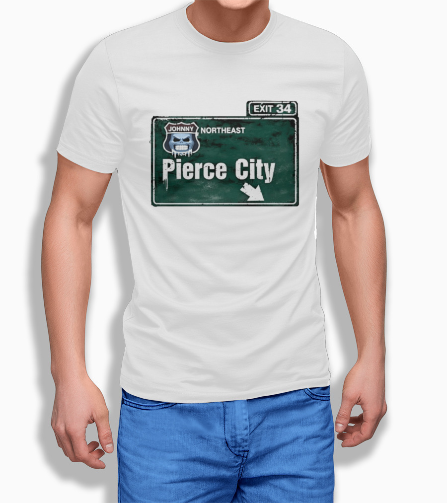 Johnny Northeast Pierce City Exit 34 T-Shirt